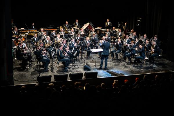FOTO in VIDEO: Praznični večer v Gledališču Park v znamenju Orkestra Slovenske vojske