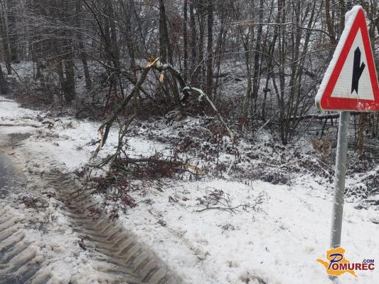 Snegolom razkril številne nepravilnosti ob cestah, lastnikom grozi 500 evrov kazni