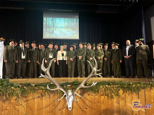 FOTO: Lovska družina Bogojina obeležila 80 let delovanja
