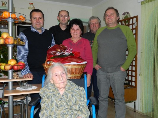 Podžupan na obisku pri najstarejši Sobočanki in Sobočancu