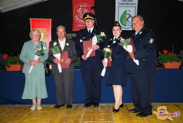 FOTO: Ob prazniku Občine Črenšovci podelili nagrade trem gasilskim društvom