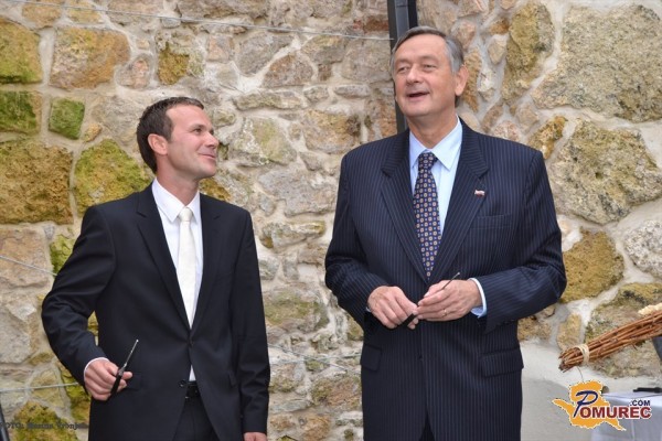 FOTO: Na slavnostni otvoritvi Doma penine tudi predsednik Türk