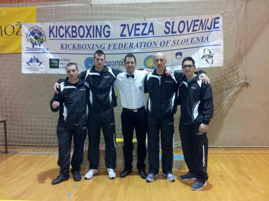 Kickboxerja David Žibrat in Tomo Kološa slavila v Ormožu