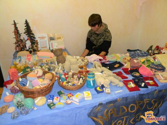 FOTO: Božični sejem v waldorfskem vrtcu v Murski Soboti  malo drugače