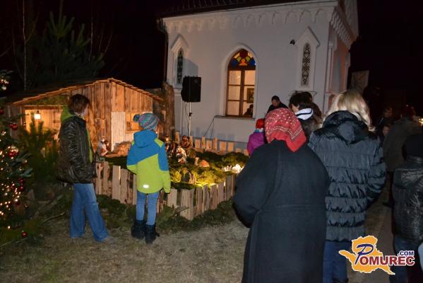 V Borecih jaslice na prostem