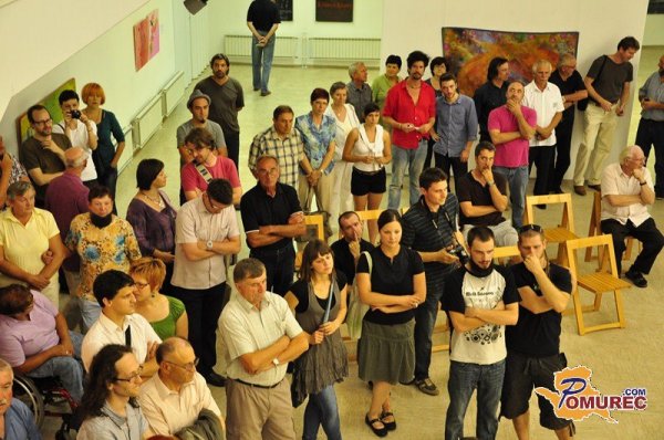 FOTO: Odprtje skupinske razstave Mladi umetniki Pomurja