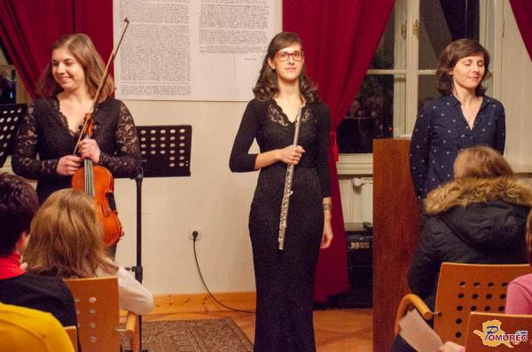 FOTO in VIDEO: Koncert klasične glasbe Tria Osminke v Beltincih