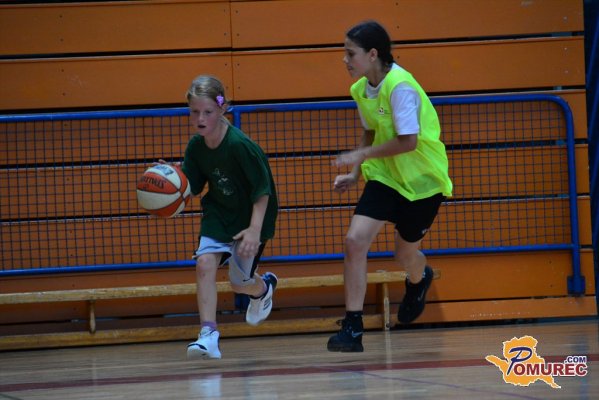 FOTO: ŽKK Pomurje otroke naučil osnov košarke