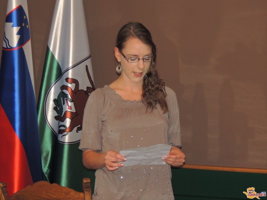 FOTO: Nina Stegmüller je letošnja slovenska najmladinska voditeljica