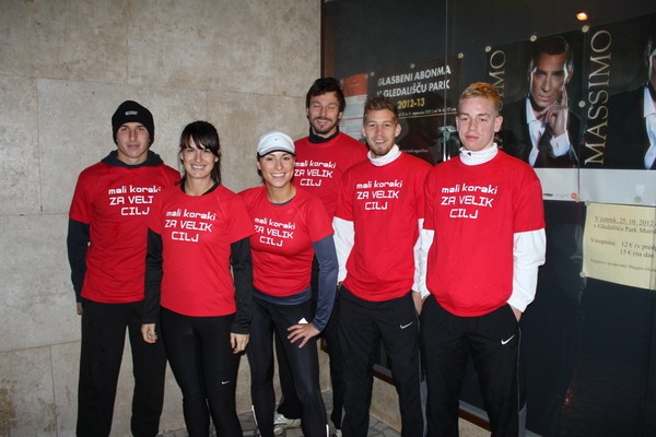 Tudi letos so se Muraši pridružili teku »Mali koraki za velik cilj«