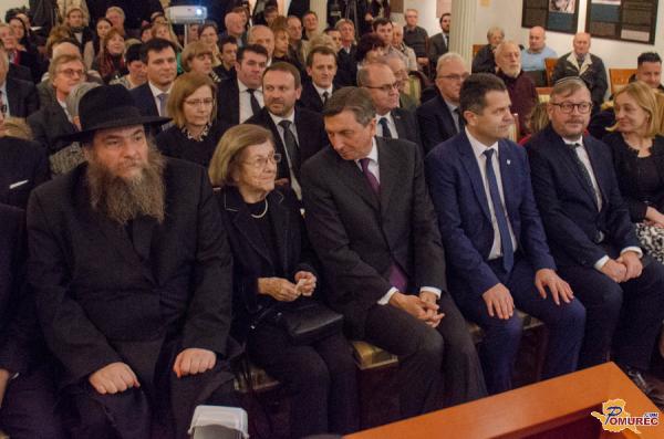 FOTO: V Lendavi so se skupaj s predsednikom Pahorjem spomnili žrtev holokavsta