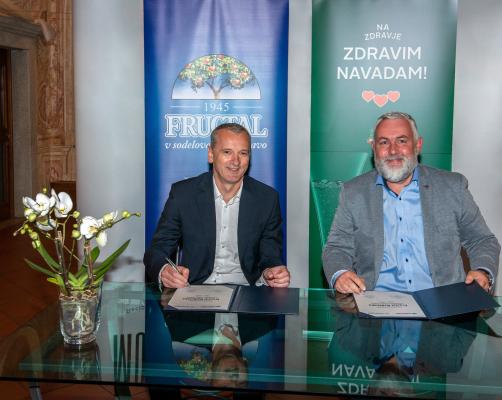 Fructal in Radenska podpisala pogodbo o sodelovanju