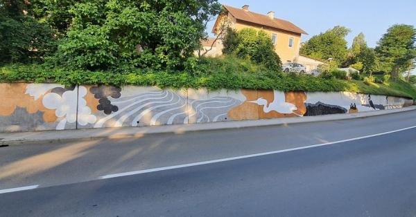 Grafitiranje škarp v Gornji Radgoni se je pričelo
