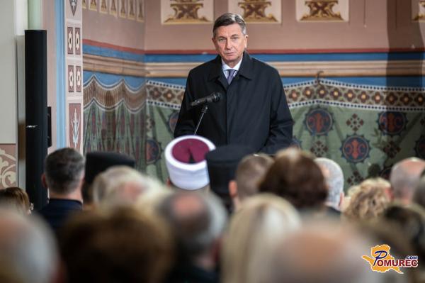 FOTO: Pahor se je v Murski Soboti udeležil osrednje slovesnosti z bogoslužjem