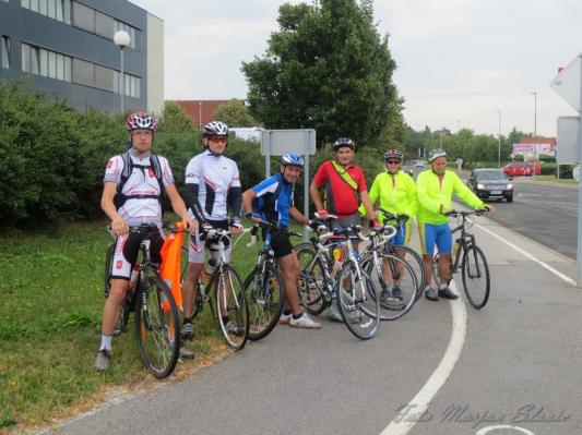 FOTO: Radgonski farani s kolesi na Ptujsko Goro