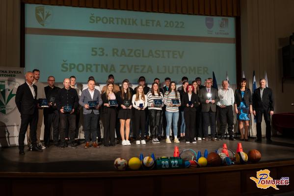 FOTO: Sara Makovec in David Žibrat postala športnika leta Športne zveze Ljutomer