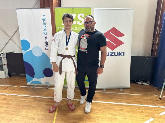 Klemen Vinkovič na judo tekmovanju osvojil prvo mesto
