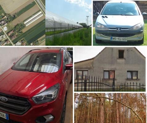 Iščete hišo, zemljišče ali vozilo? To so aktualne dražbe v Pomurju