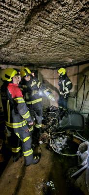 Zagorelo v kurilnici stanovanjskega objekta