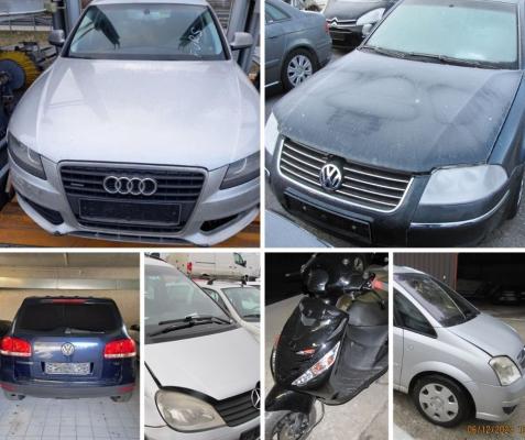 Fursove dražbe: pestra izbira rabljenih vozil