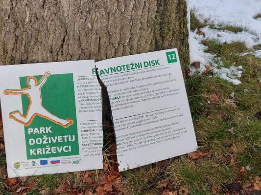 Vandali so se znesli nad Park doživetij