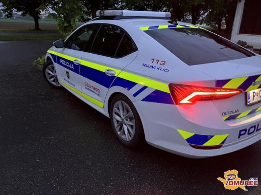 Alkoholiziran kolesar povzročil prometno nesrečo in se lažje poškodoval