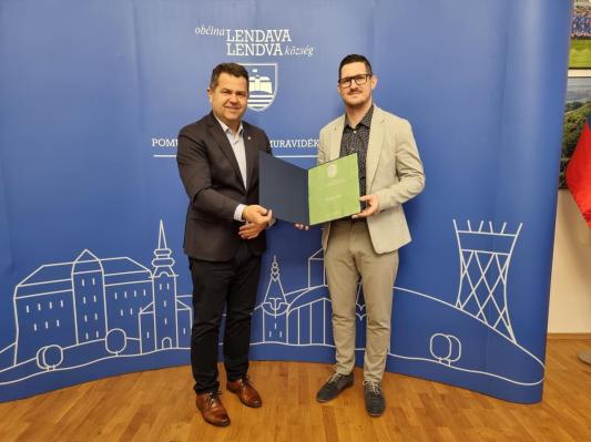 Mario Pal za herojsko dejanje prejel priznanje župana