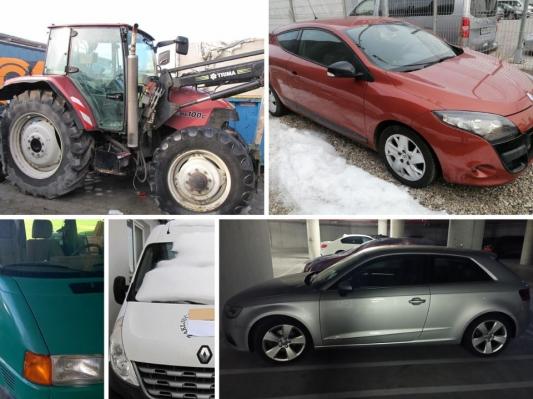 Fursove dražbe: pestra izbira rabljenih vozil