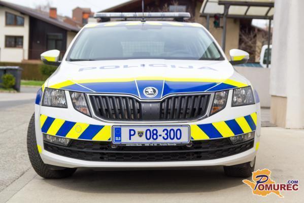 Dve delovni nesreči, zaseg vozila, padec motorista