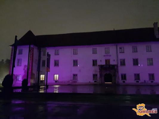 Soboški grad bo osvetljen vijolično