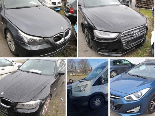 Fursove dražbe: pestra izbira rabljenih vozil