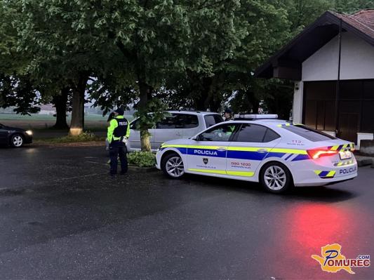 Policisti obravnavali več tatvin in požar