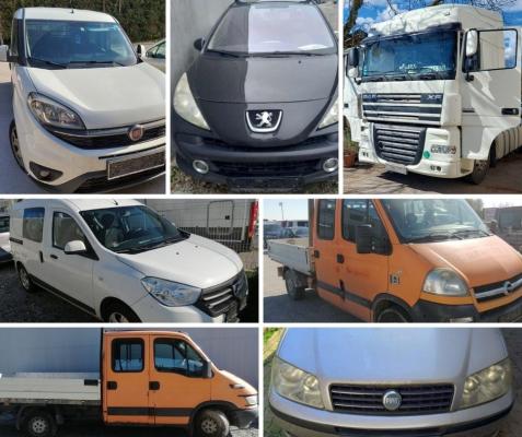 Fursove dražbe: pestra izbira osebnih in gospodarskih vozil