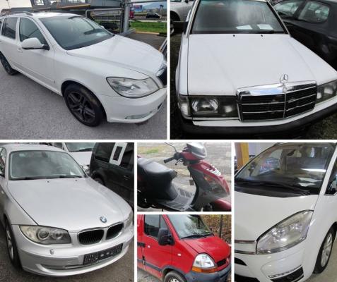 Fursove dražbe: pestra izbira rabljenih vozil