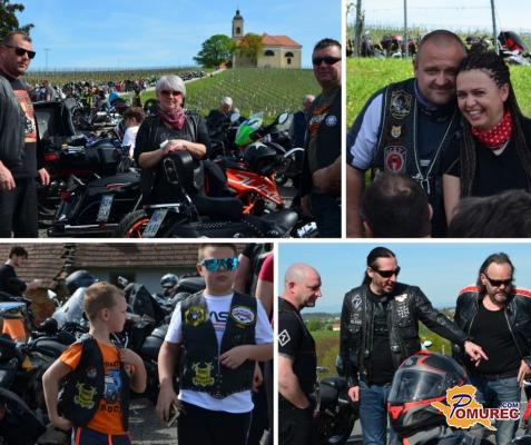 FOTO in VIDEO: Na sončno nedeljo na Kapeli tradicionalno blagoslovili motorje