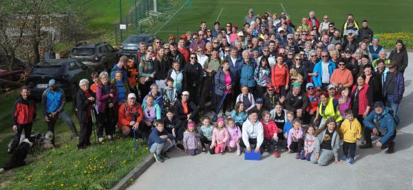 FOTO: Pohodniki so se odpravili z brejga na brejg