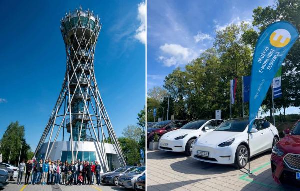 FOTO: Z električnimi vozili iz Lendave do Kopra