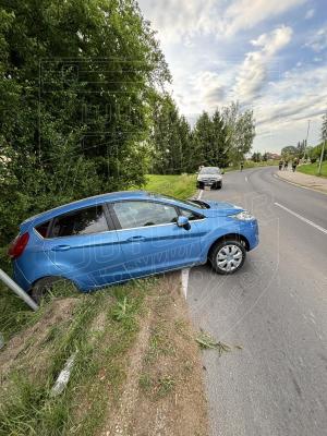 V Križevcih pri Ljutomeru prišlo do prometne nesreče