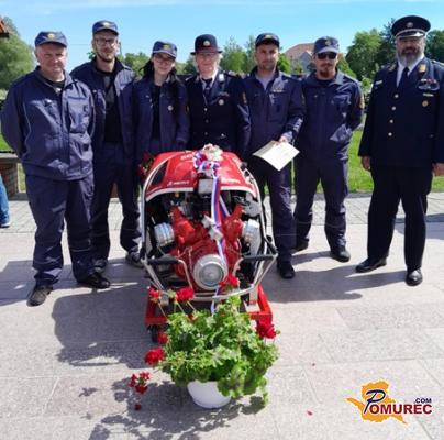 Gasilsko društvo je bogatejše za novo motorno brizgalno 