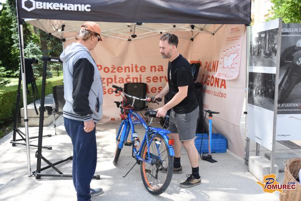 FOTO: V Murski Soboti brezplačno servisirali kolesa