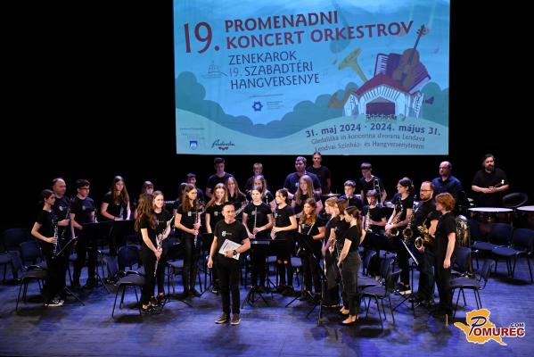 FOTO in VIDEO: V Lendavi priredili 19. Promenadni koncert orkestrov