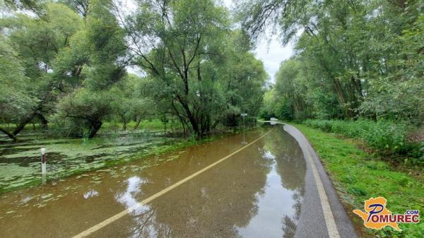 Ta cesta in mejni prehod sta še vedno zaprta