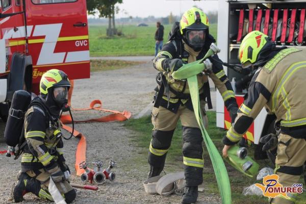 Obravnavali požar na kmetijskem stroju in več kaznivih dejanj