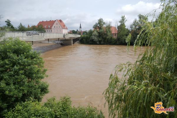 Opozorilo: Možni porasti vodotokov zaradi močnih padavin