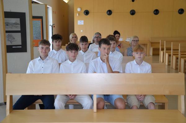 FOTO: Župan sprejel učence Osnovne šole Puconci