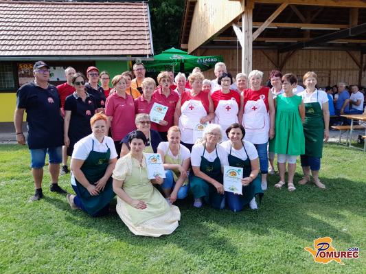 FOTO: Najboljši langaš je ocvrla ekipa Društva upokojencev Beltinci