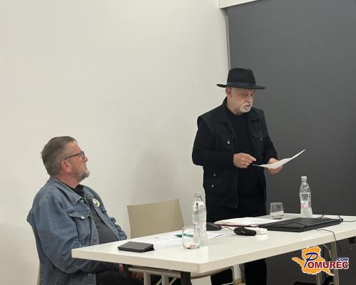 FOTO: Lujz Sraka se je s Ferijem Lainščkom pogovarjal o ljubezni, spolnosti in smrti  