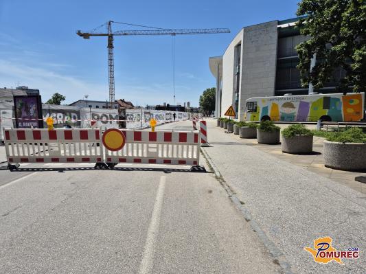 Zvezna ulica bo zaprta do konca poletja