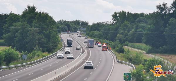 Pozor! Nesreča na pomurski avtocesti