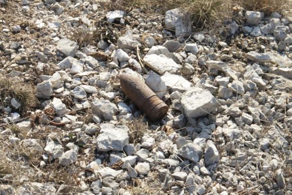 Kaj storiti, če najdete neeksplodirano ubojno sredstvo?